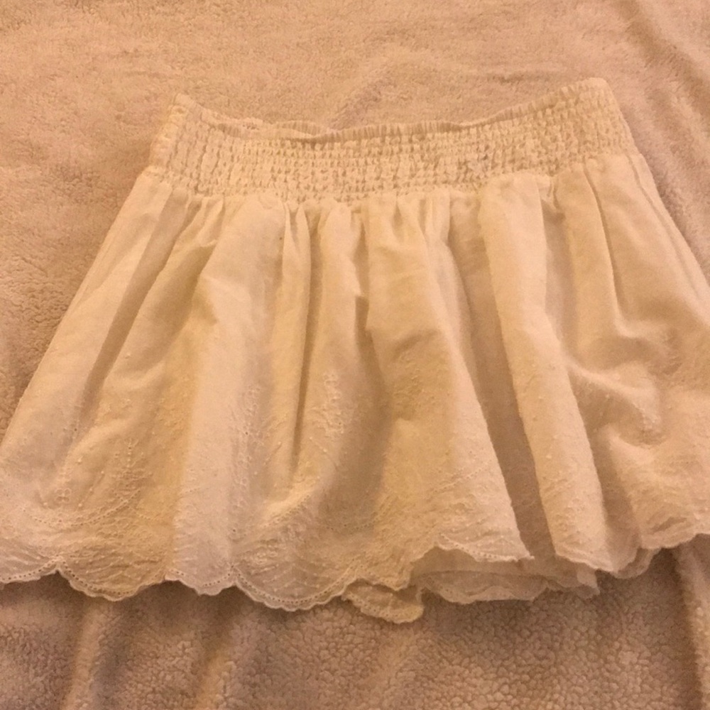 White skirt